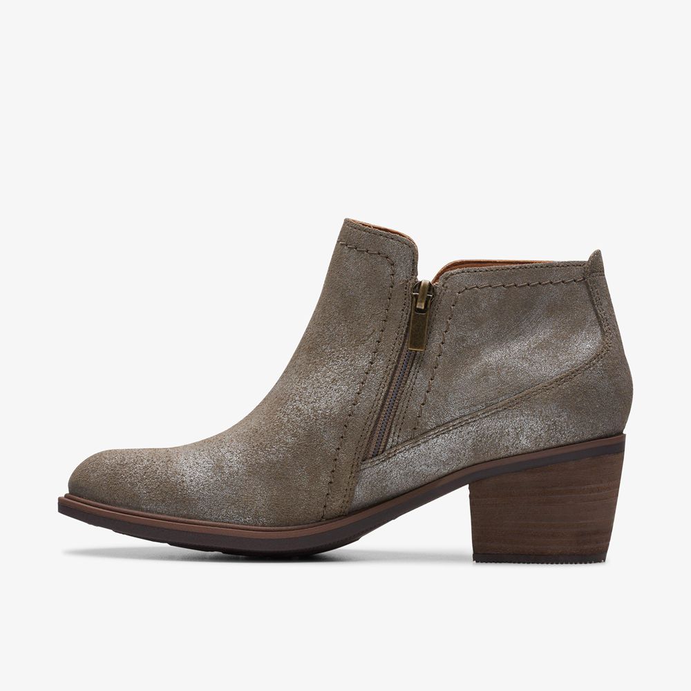 Grey Clarks Women's Neva Lo Boots | 498KZTWEU