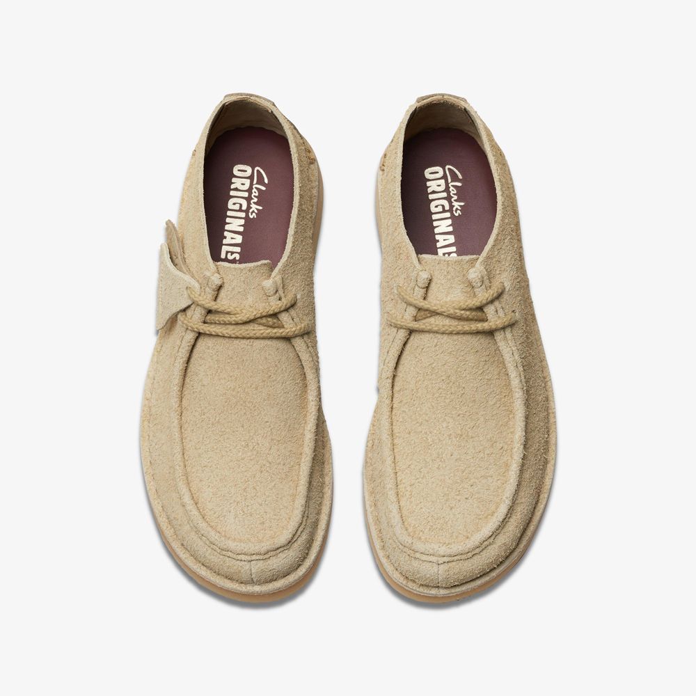 Khaki Clarks Men's Desert Nomad Loafers | 823BXALPN