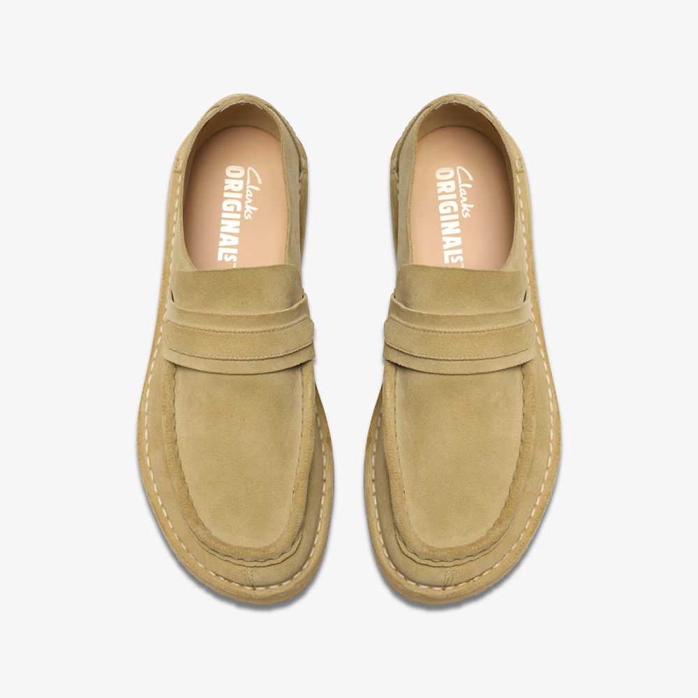 Khaki Clarks Men's Nomad Loafer Loafers | 654XCQIVF