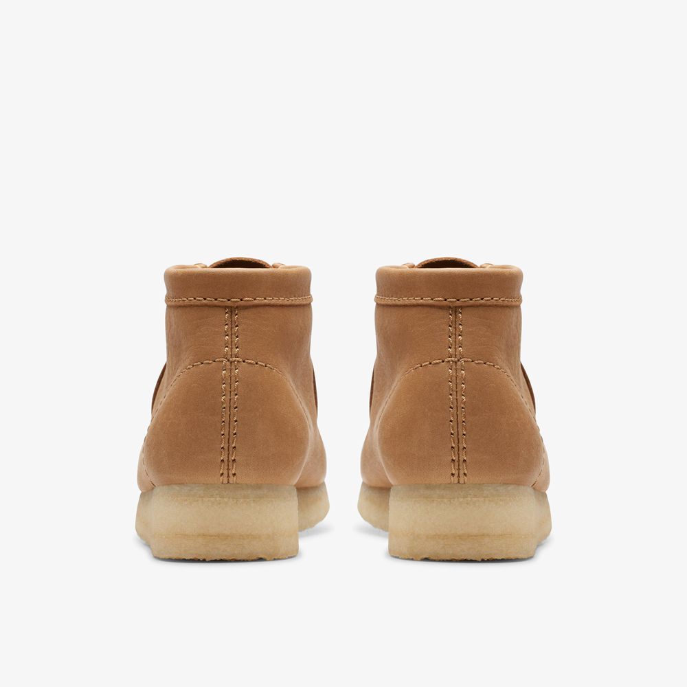 Khaki Clarks Women's Wallabee Boots | 451APMKQT