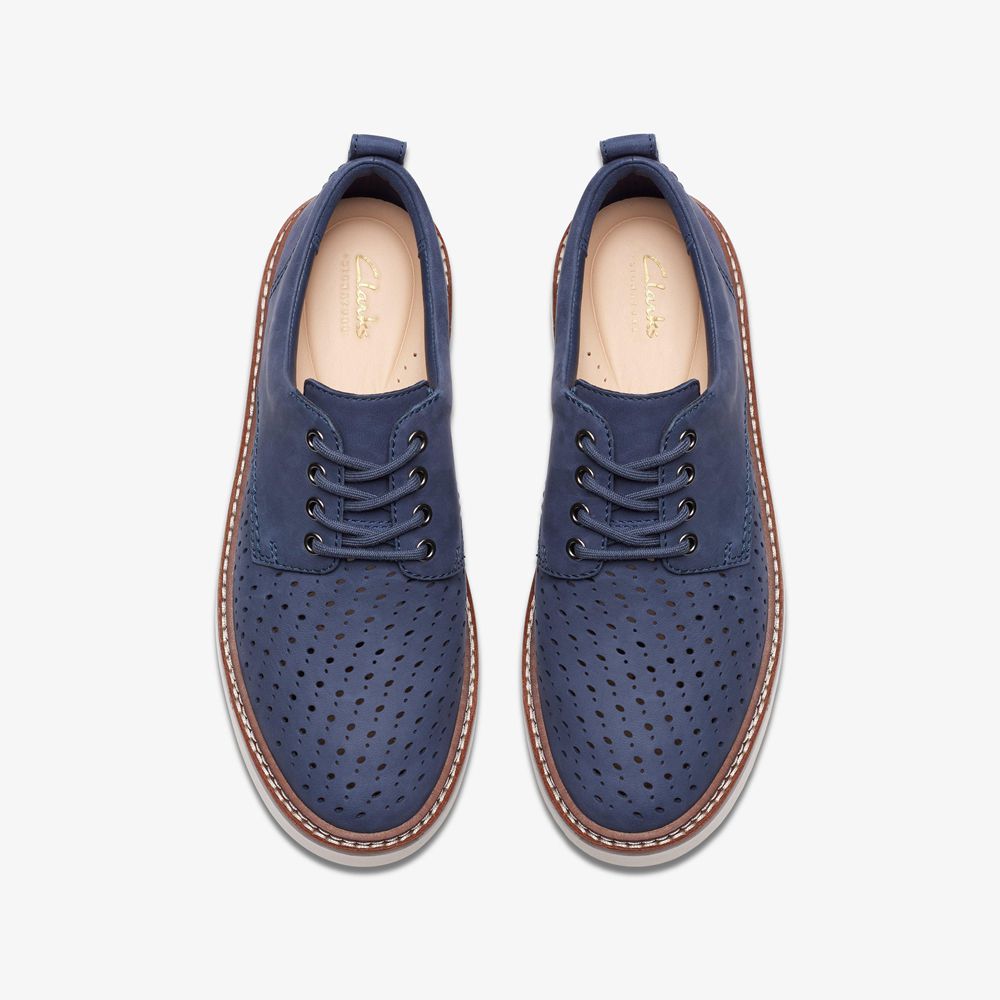 Navy Clarks Women's Orianna Move Oxfords | 813LIZJUS