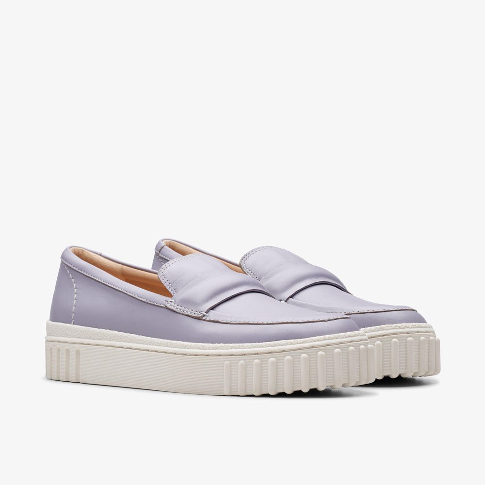 Purple Clarks Women's Mayhill Cove Loafers | 765COPVJB