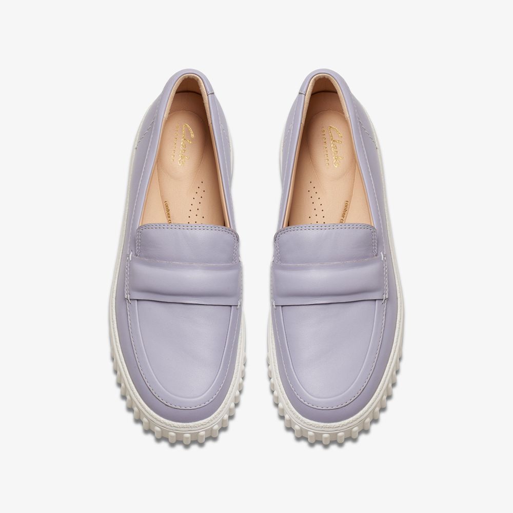 Purple Clarks Women's Mayhill Cove Loafers | 765COPVJB