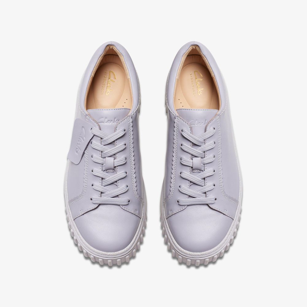 Purple Clarks Women's Mayhill Walk Sneakers | 908WFBYHK