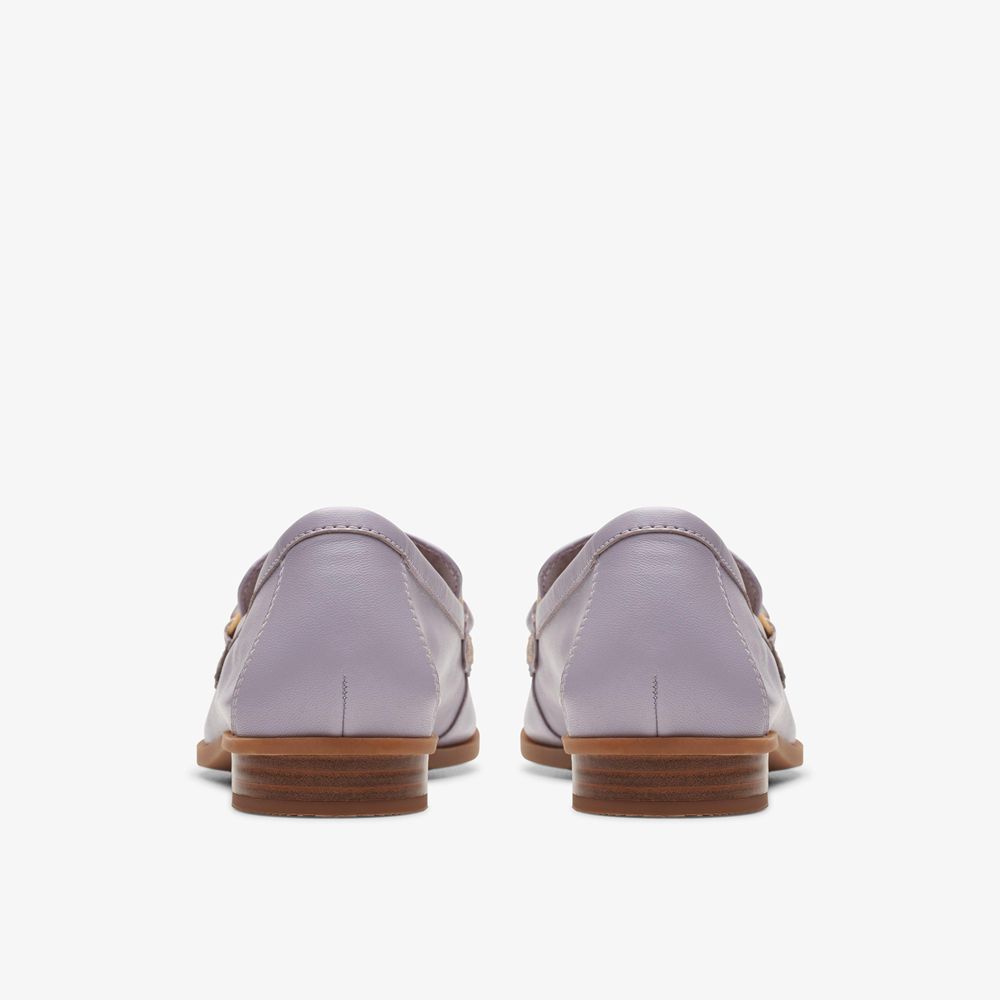 Purple Clarks Women's Sarafyna Iris Loafers | 547LBNFPS