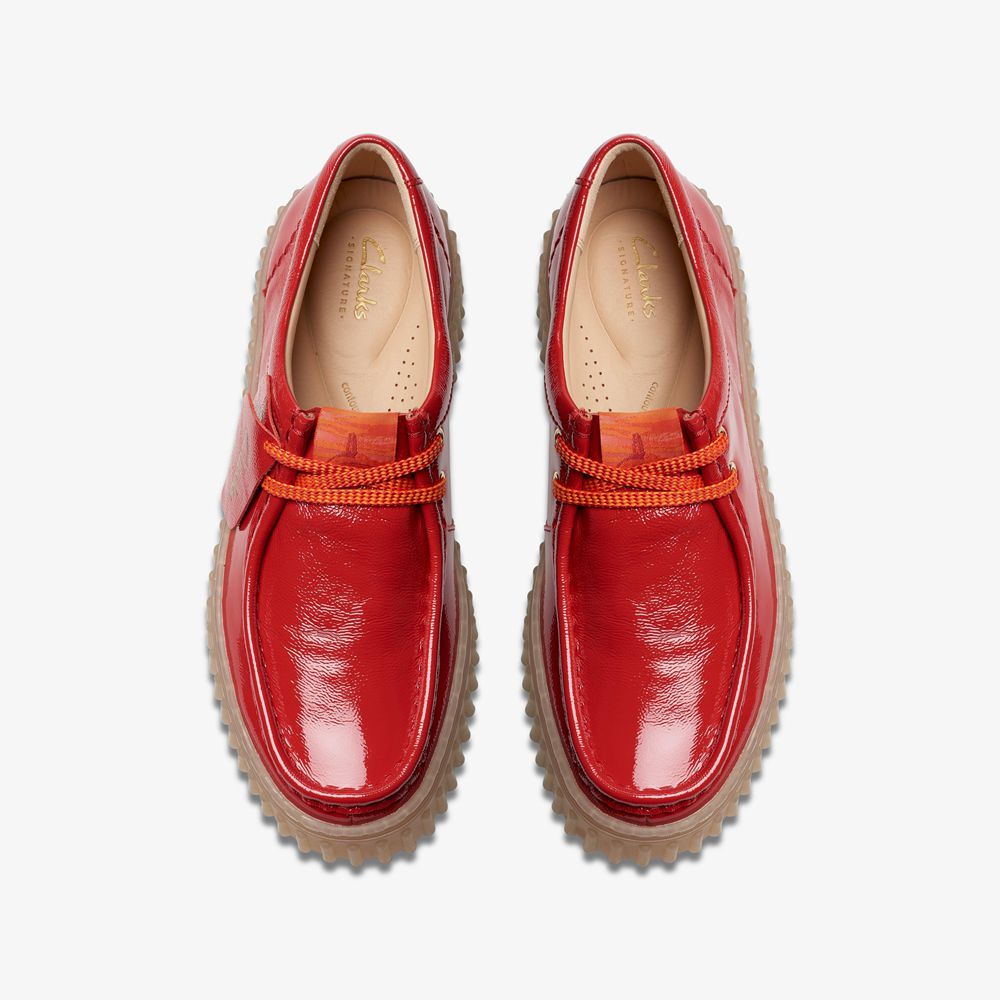 Red Clarks Women's Torhill Bee Loafers | 253OHSQLR