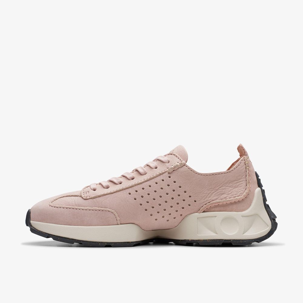 Rose Clarks Women's Craft Speed Sneakers | 632JDUXMQ