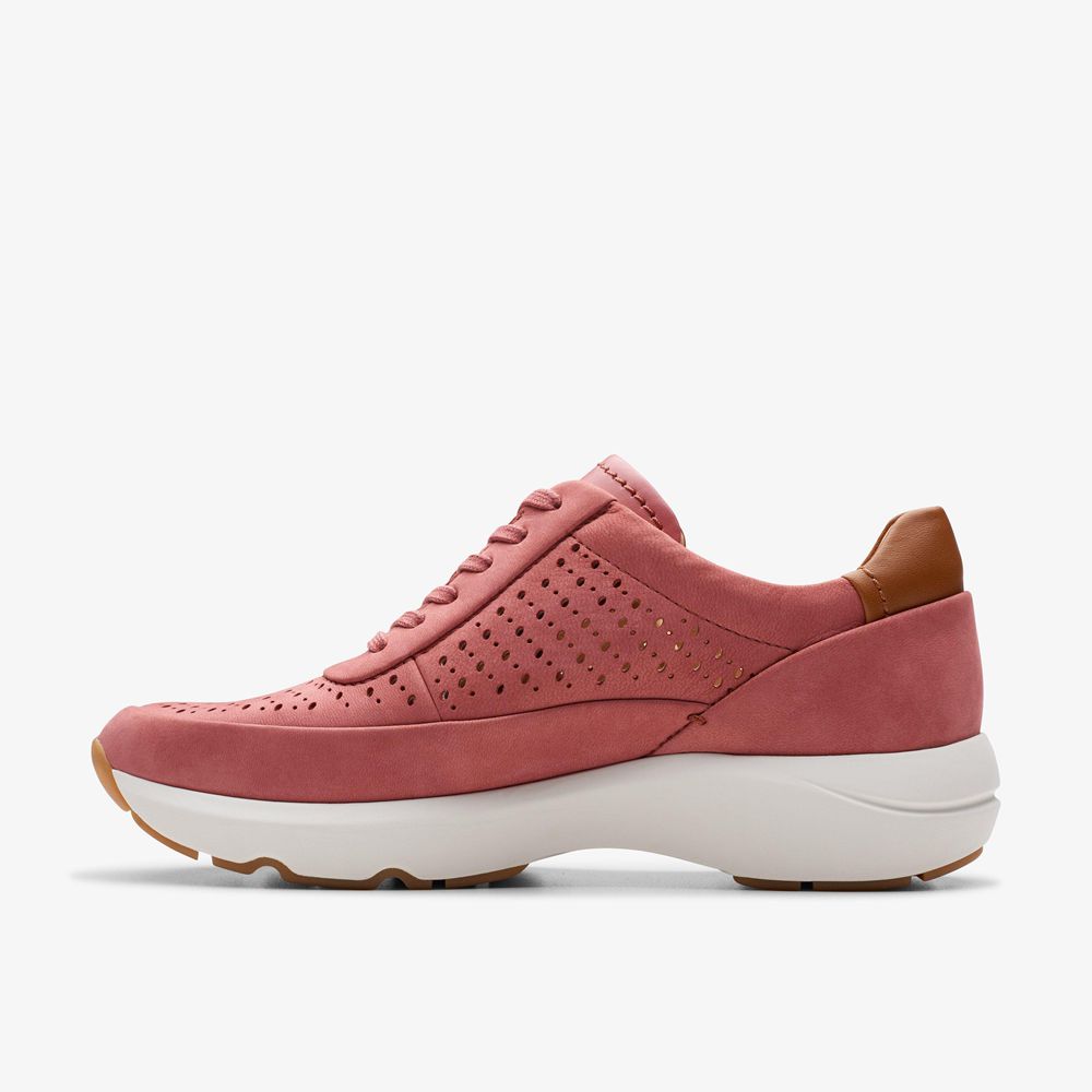 Rose Clarks Women's Tivoli Grace Sneakers | 583MXSBHQ