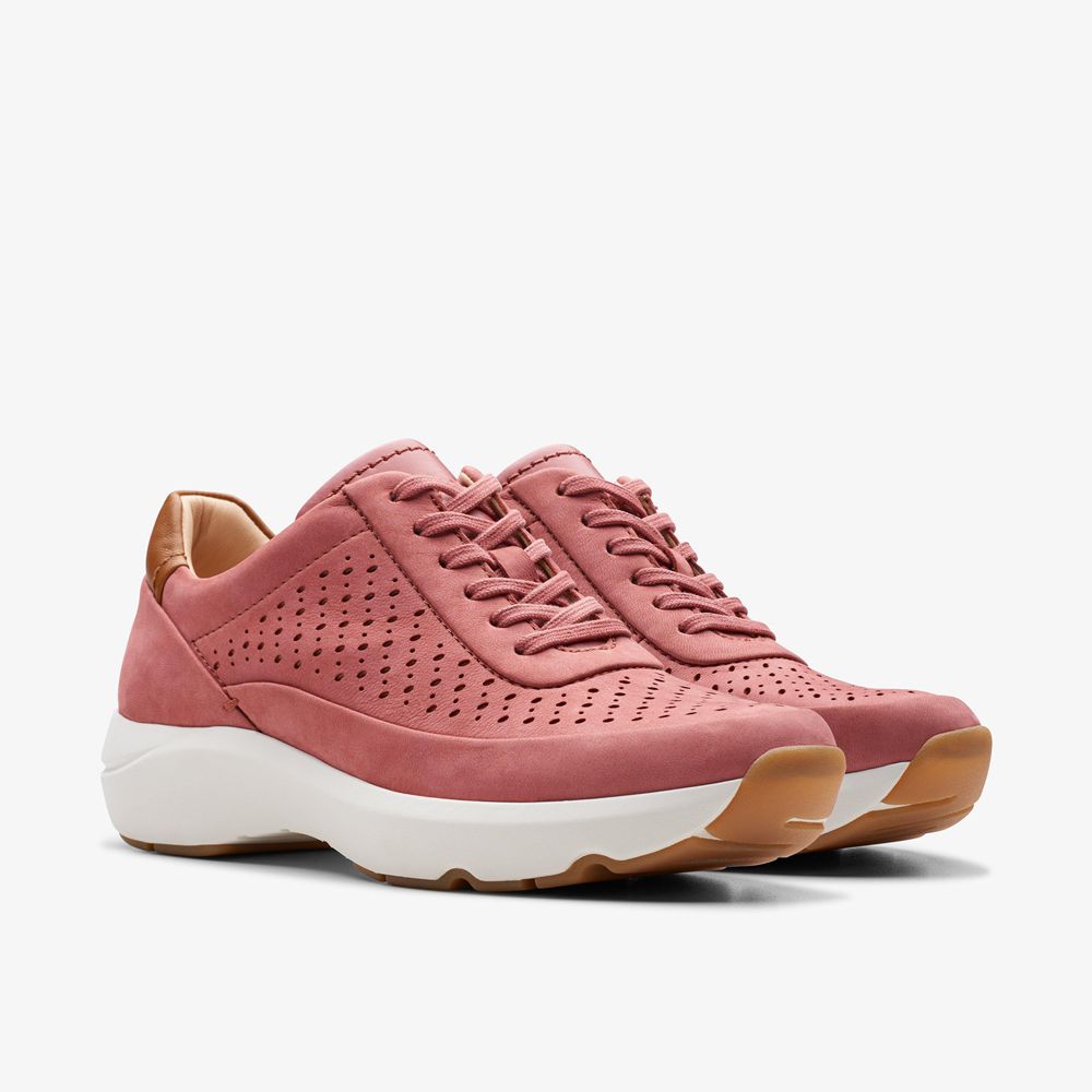 Rose Clarks Women's Tivoli Grace Sneakers | 583MXSBHQ