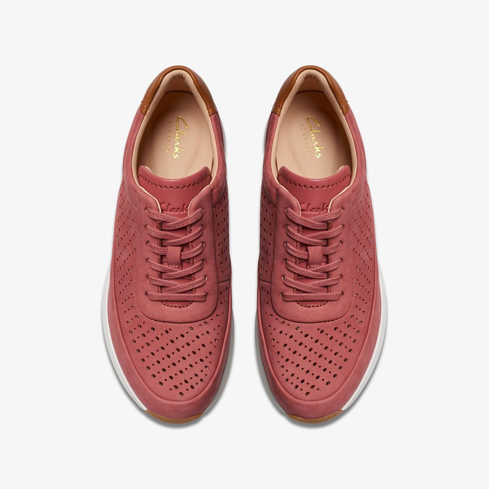 Rose Clarks Women's Tivoli Grace Sneakers | 583MXSBHQ