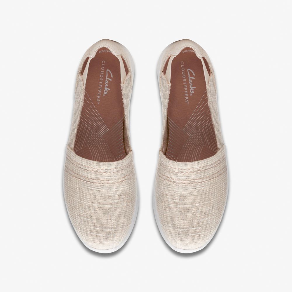 White Clarks Women's Breeze Step Ii Slip On Shoes | 980ZOKFUY