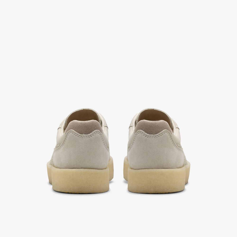 White Clarks Women's Tor 80 Sneakers | 147EPRTNF