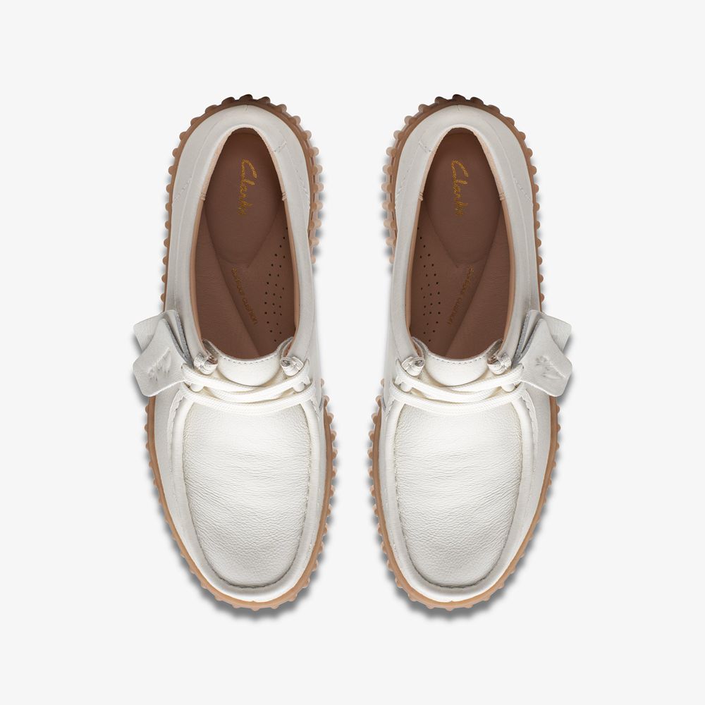 White Clarks Women's Torhill Bee Loafers | 437FRMNVC