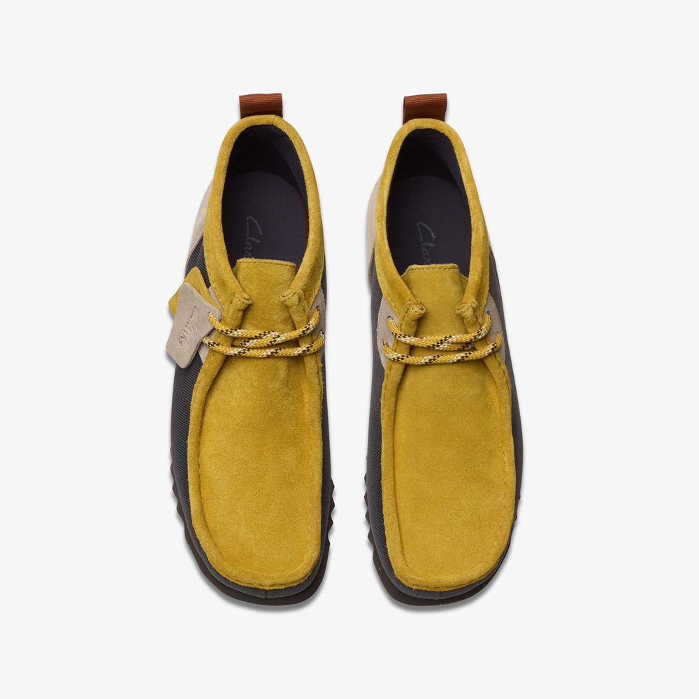 Yellow Clarks Men's Wallabee2 Ftre Boots | 935FUNJXI